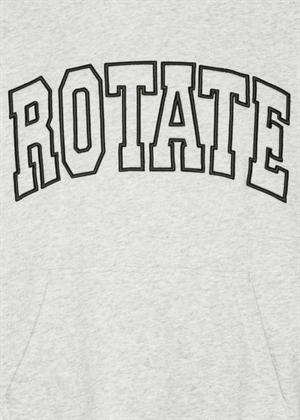 Anya heavy sweat hoodie Light Grey Melange ROTATE SUNDAY